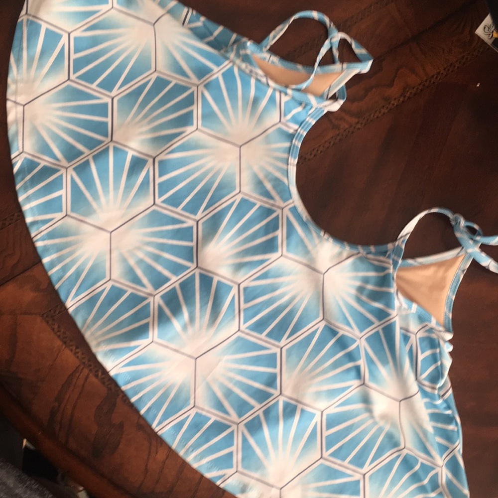 Fto blue tile swing our S for M same print